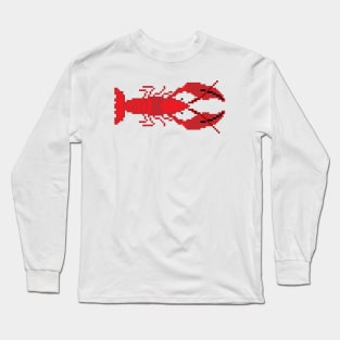 8-bit Crawfish Long Sleeve T-Shirt